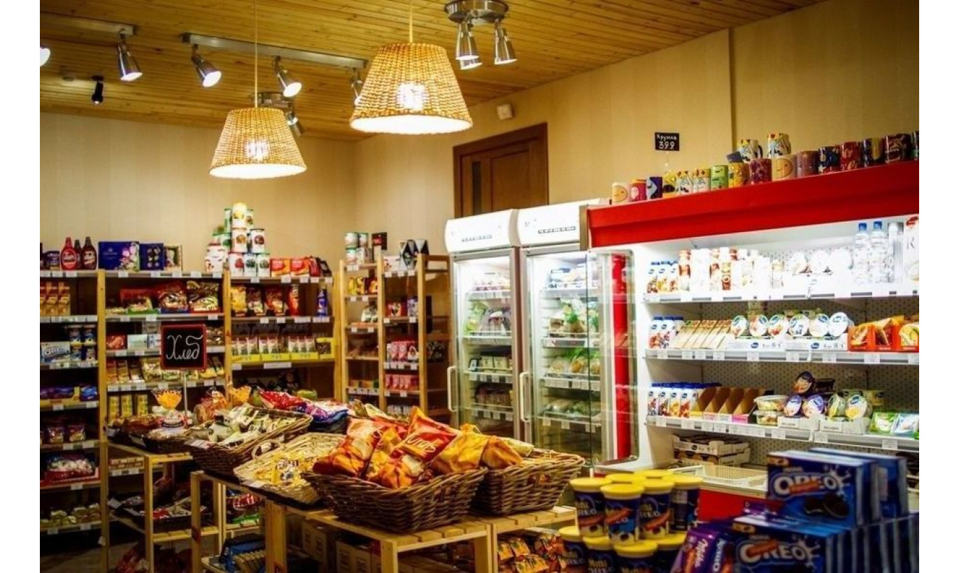 Продуктовый магазин по цене товарного остатка