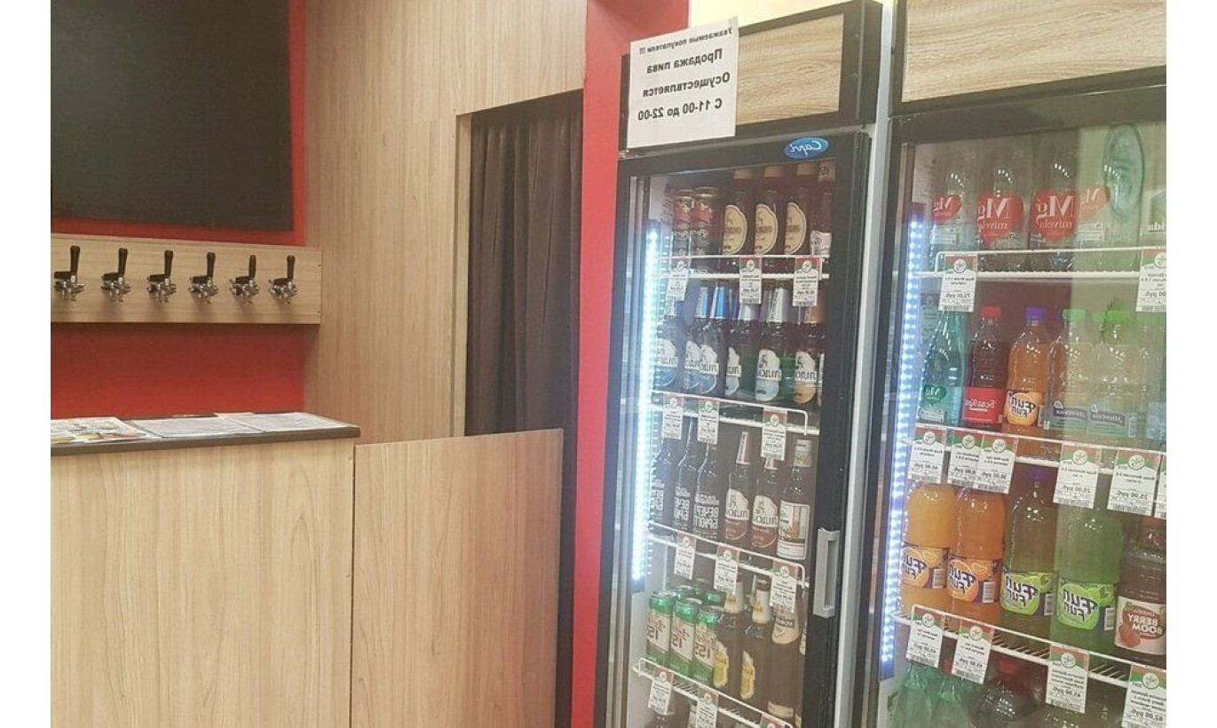 Пивной магазин на "народной тропе"